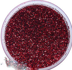 polvere glitter rosso